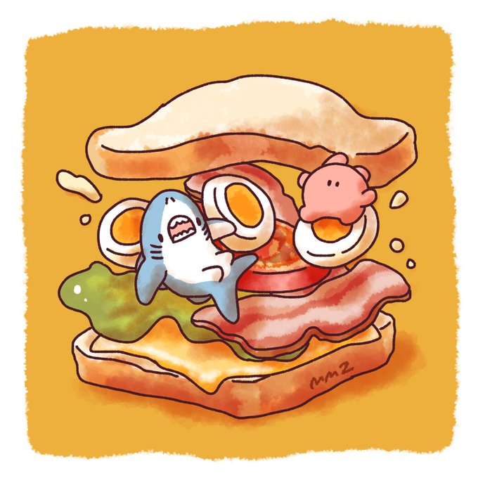 「egg (food) sandwich」 illustration images(Latest)