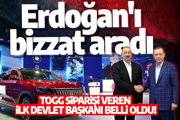 Azerbaycan Devlet Başkanı İlham Aliyev, Cumhurbaşkanı Erdoğan'ı arayarak 2 adet TOGG siparişi verdi. 👉trhaber.com/gundem/togg-si…