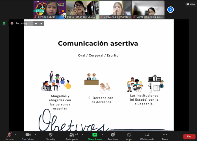 CEEAD's tweet photo. En nuestra sesión semanal del #ProgramaSemillaCEEAD aprendimos sobre la importancia de las habilidades comunicativas dentro de la práctica profesional de la abogacía. https://t.co/SqxF5hV3vJ