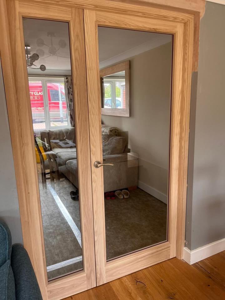 We don’t just manufacture exterior doors, our team of craftsmen also make beautiful interior doors too #home #carpentry #joinery