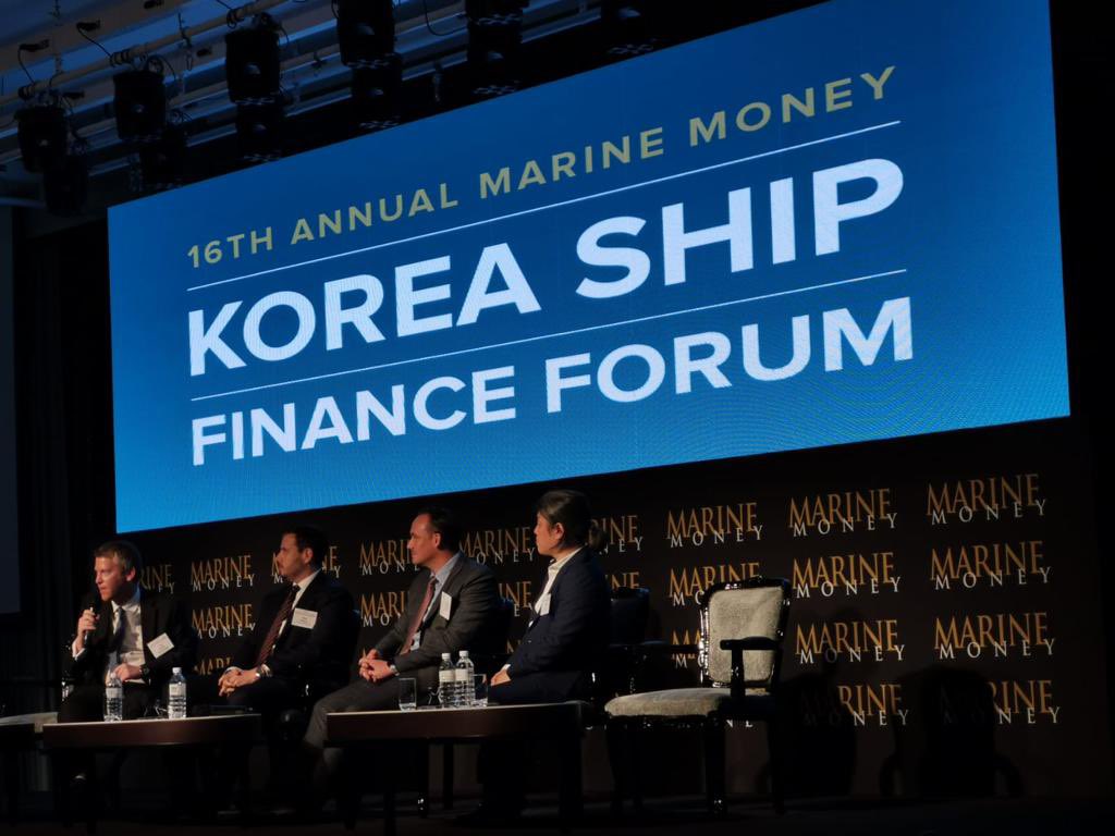 InfoMSI's tweet image. MSI Director Tim Smith spoke at the #KOBC conference and moderated ‘The World at Large: Shipping Challenges and Opportunities in the 2020s’ at @MarineMoney, on challenges, disruption and opportunities for forward thinkers and industry leaders.
#tankers #shipping #shipfinance