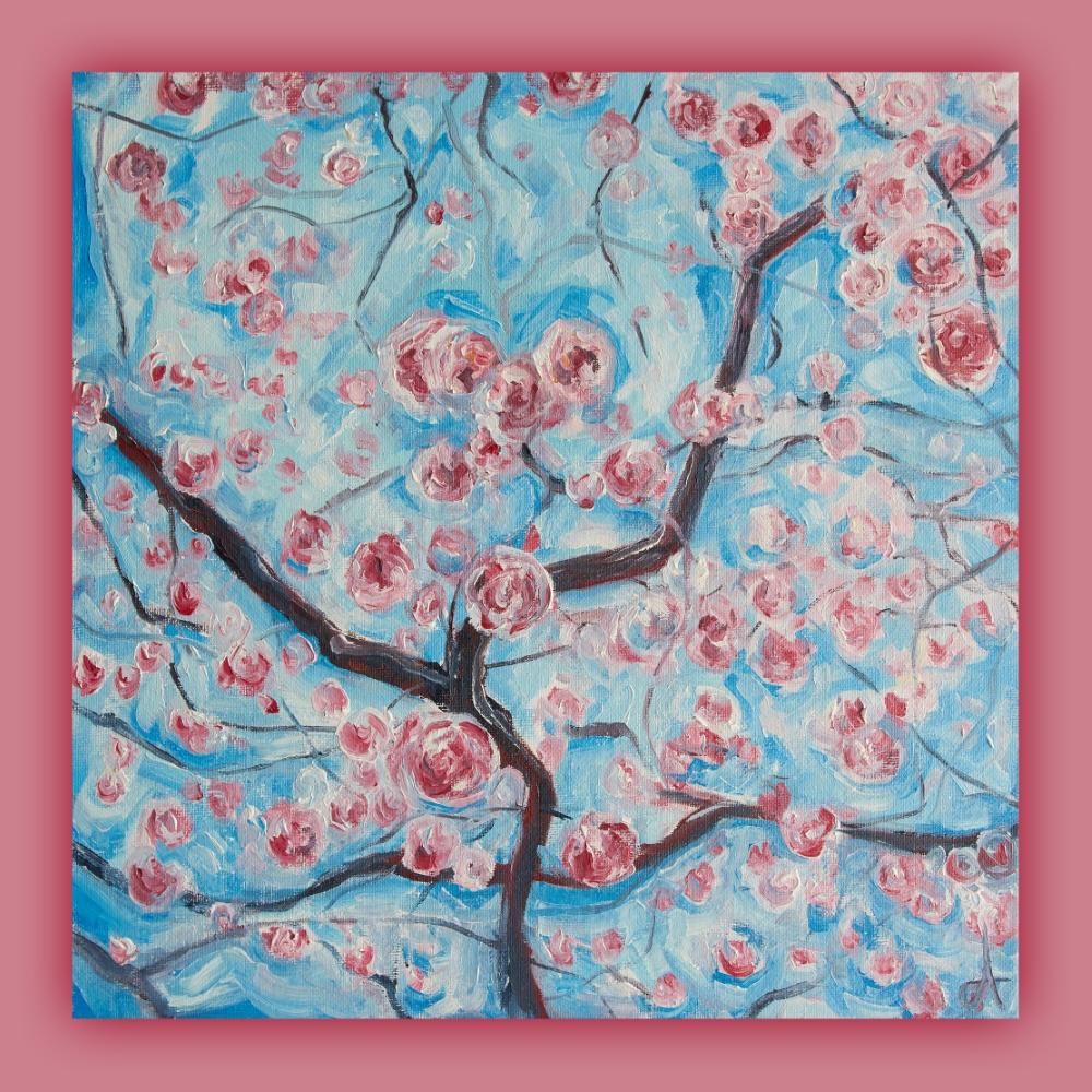 CharlieKJ's tweet photo. "Blossom" - 2022

I love #CherryBlossom, and @AnnabelleLDavis rendered this #composition beautifully ✨

Winding #branches web a baby #blue background in a sea of pretty #pink flowers.

📧 hello@charliekj.uk
🌐 https://t.co/kfLZdzDocI https://t.co/fMubhN2lWP