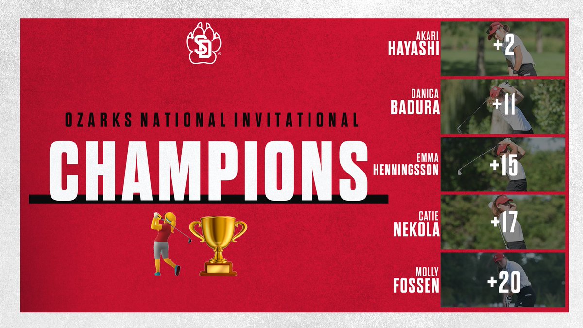 South Dakota Women’s Golf tweet media