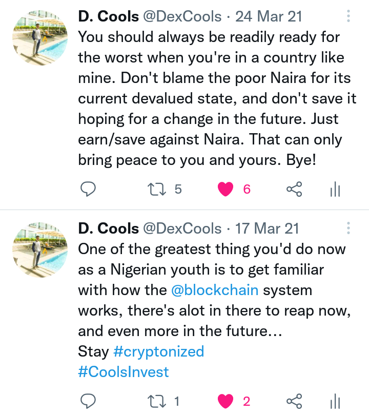 DexCools's tweet photo. What more can I say? 

It's pathetic how devalued Naira is right now, 830+/$, and everyone is still acting cool. Nigerians are very strong people I must say. 
A common man might not understand how ruined he is by this broad daylight robbery, inflation at its peak. 
#CoolsInvest https://t.co/7jLgzCDUNe