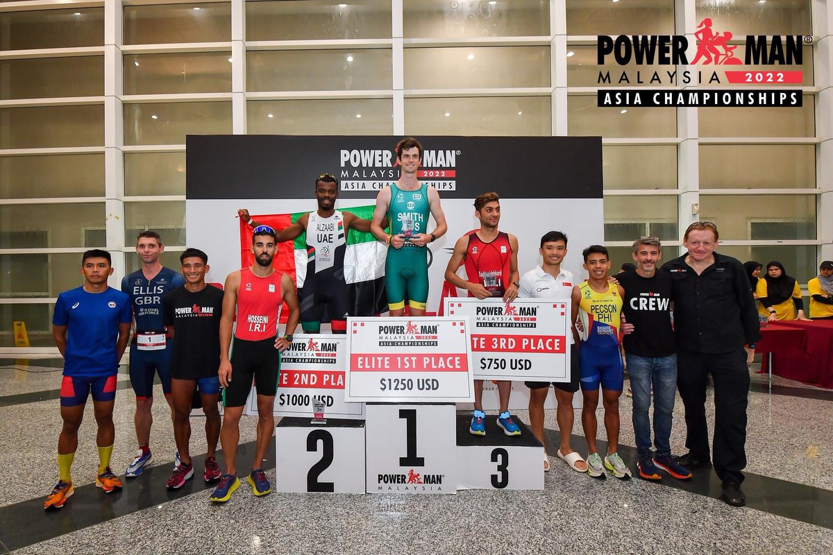 runozrun's tweet image. 8th Elite @ #PowermanMalaysia the Worlds largest Duathlon with a 🚴‍♂️ course record. Entering T2 in 3rd, just a shame the runs weren’t there this time.

Congrats @TeamSmithie on the win 🥇 

Thanks again @RAFTriathlon @RAFCentralFund @RAFHalton @rafathletics @BritTri @KayakShel