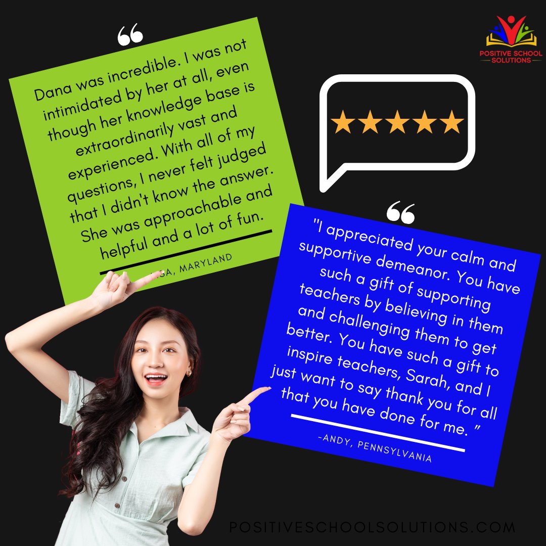 Positive4School's tweet photo. Testimonials like this mean so much because the feelings are reciprocated! We love working with #educators to help them find positive solutions and watch them be the #teachers they knew they were destined to be!

#profdev #lifelonglearner #growthmindset #levelupyourself #mindset https://t.co/pCpA4FejI4