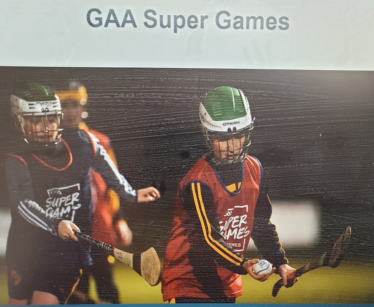 SUPERGAMES CENTERS GALWAY CLUBS U16 WEEKLY  (Non academy players) .
@CoachingGalway @padgriffin
@DaithiHuban @ConnachtGAA

⏰ 9 - 10.30am 
📆November 5th: 📍BALLINDEREEN Gaa
📆November 12th: 📍GORT Gaa 
📆November 19th: 📍BALLINDEREEN Gaa 
📆November 26th: 📍GORT Gaa