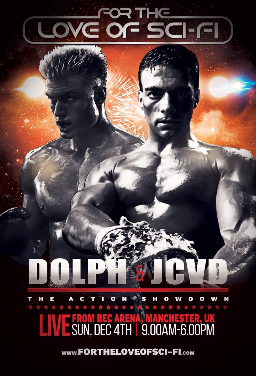 ftlofancon's tweet photo. JCVD🥋&amp; Dolph Lundgren 🥊 WORLD EXCLUSIVE ONE DAY ONLY! 
The Headline Event! Tickets selling fast secure yours here https://t.co/dbUkqFeCud https://t.co/n8ReOp9dDG