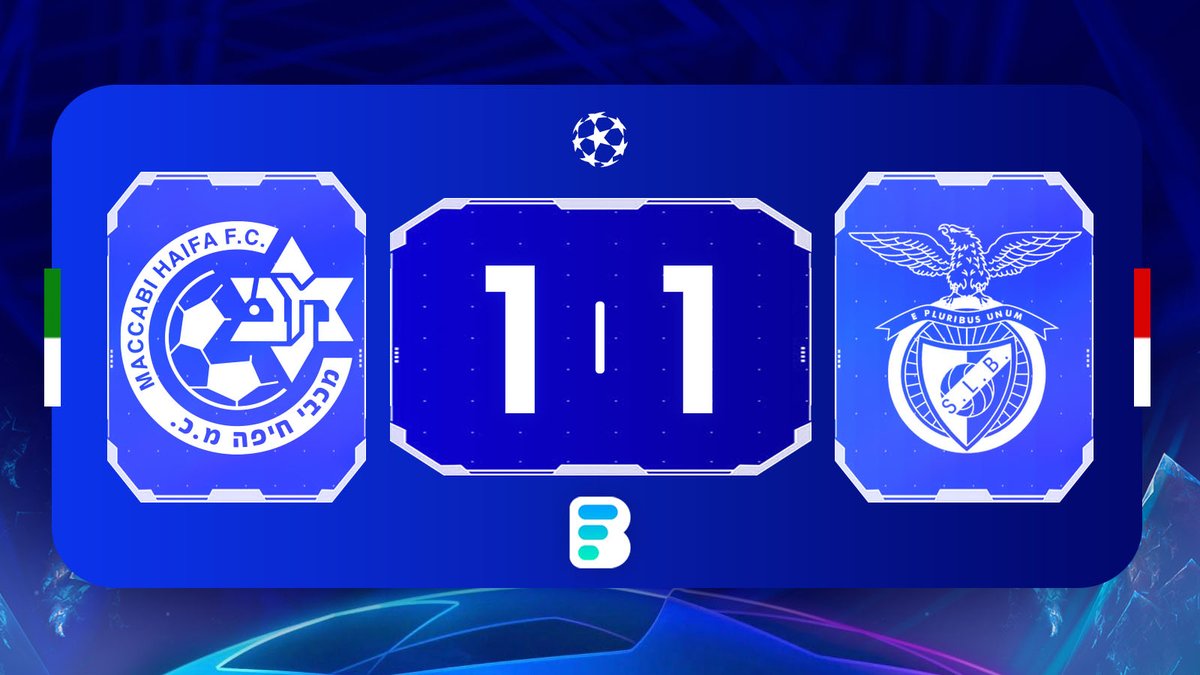_BeFootball's tweet photo. (⏱ 27') ⚽️ BUUUUT DE CHERY (S.P) !!!

M. HAÏFA 🇮🇱  1-1  🇵🇹 BENFICA

#UCL | #MACBEN https://t.co/uEn54hAQPI