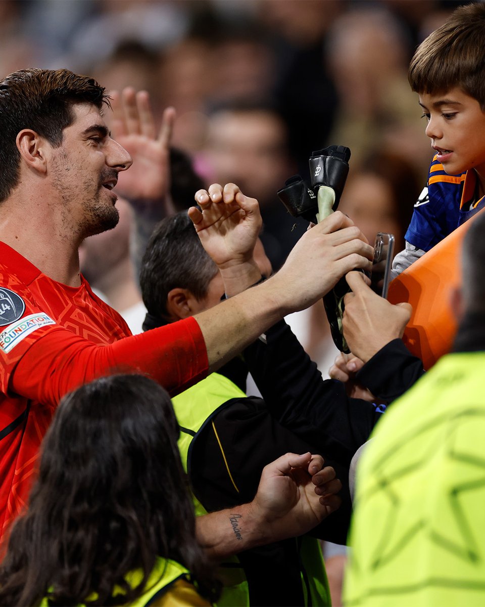 🤍 @thibautcourtois 🧤 #Madridistas 🤍 #UCL