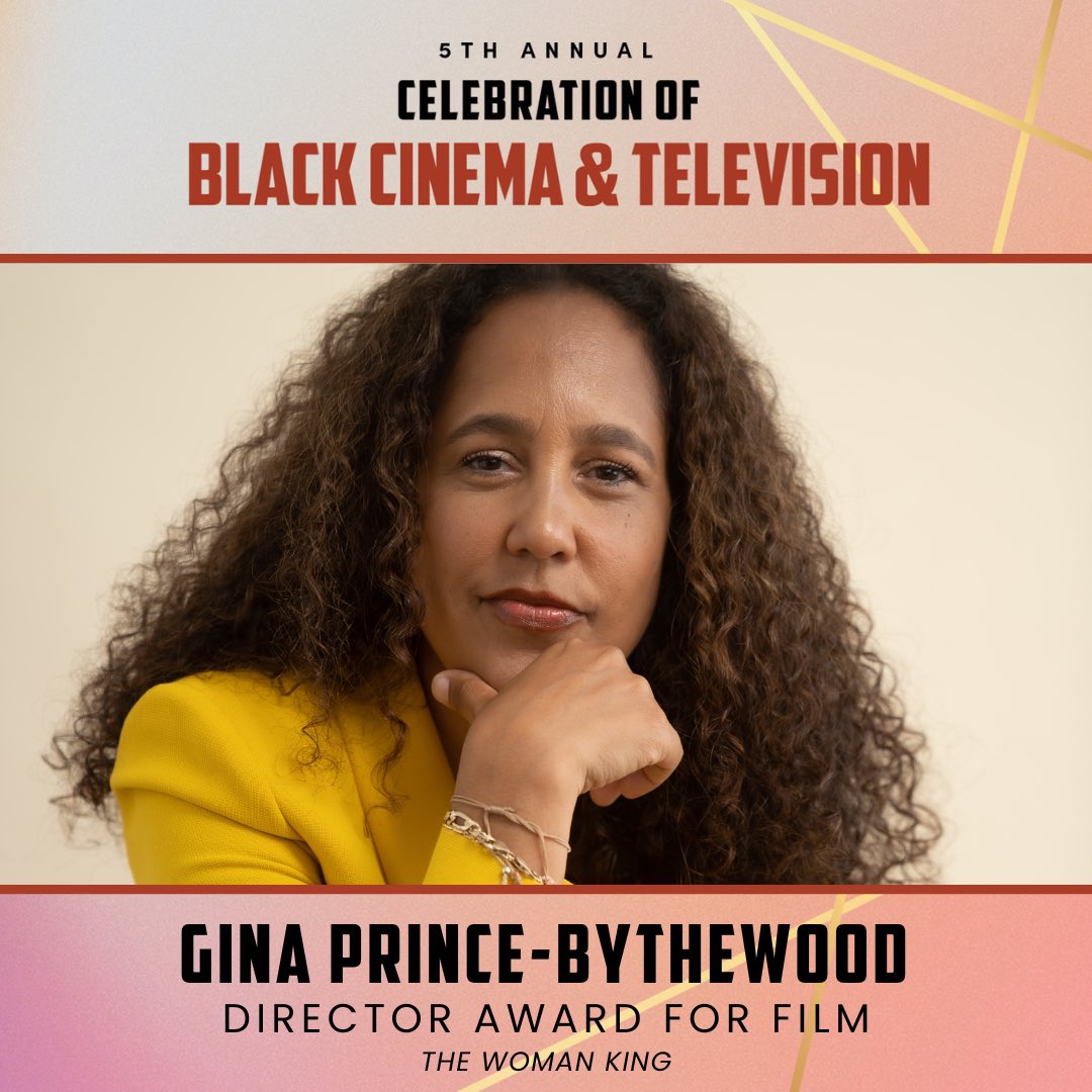 CriticsChoice's tweet image. Congratulations to #GinaPrinceBythewood ⭐️ honored with the #Director award for her work on @SonyPictures #TheWomanKing  at the 5th Annual #CriticsChoice Celebration of Black Cinema &amp;amp; TV  Dec 5th @CenturyPlazaLA 

#CelebrateBlackCinema @GPBmadeit @WomanKingMovie @ccblackcinema