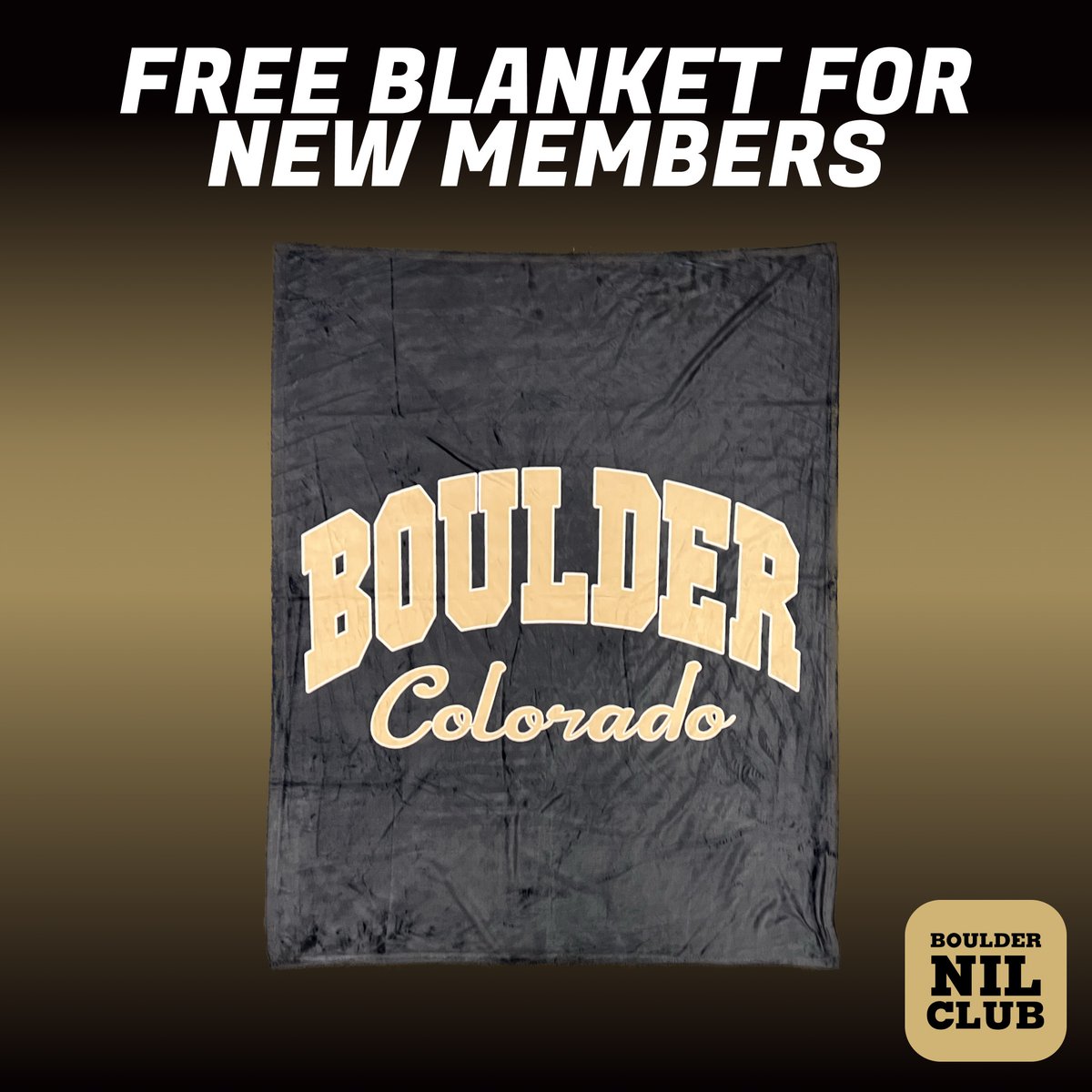 Join the Boulder NIL Club today for $25/month to support the players and get a free blanket!! 

Join at BoulderNILClub.com