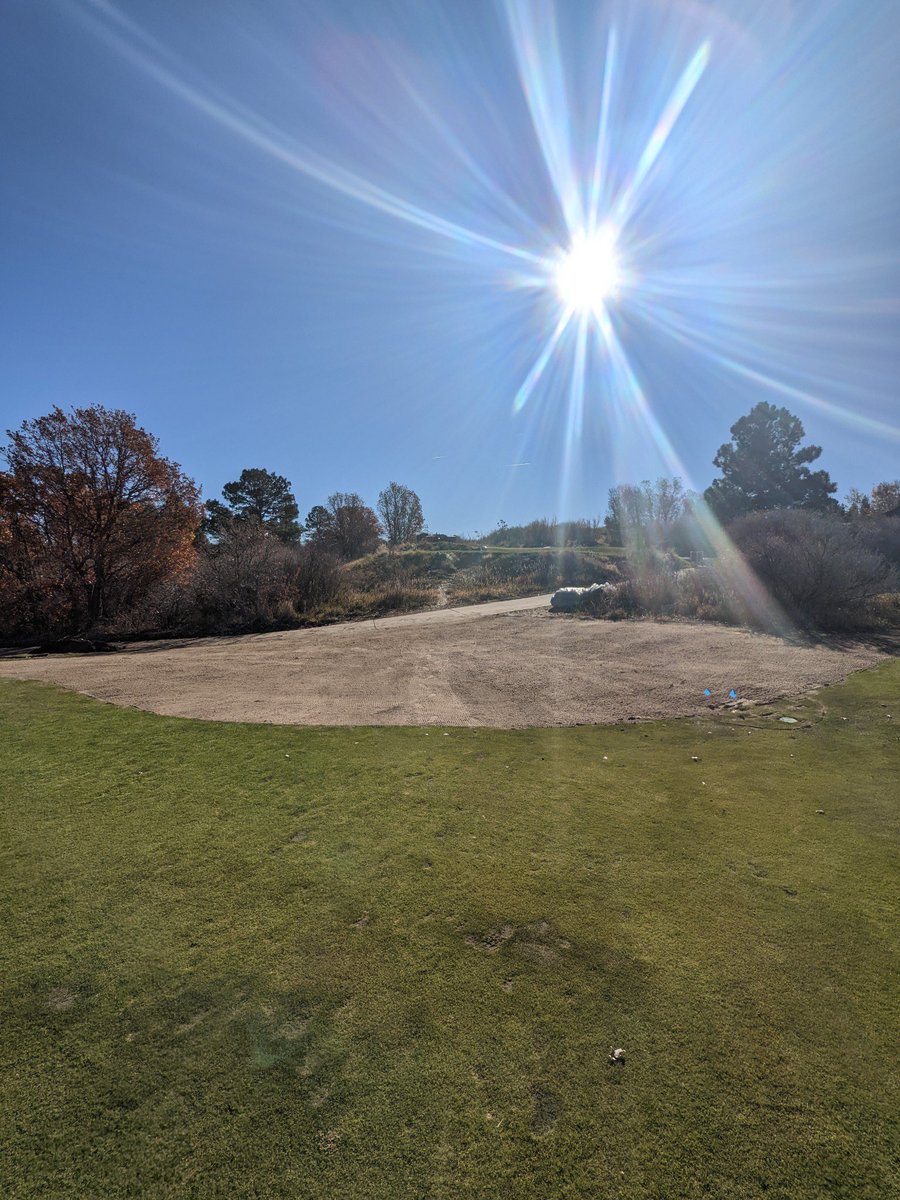 Irrigation installed and final touches on the new 6 tee expansion before being seeded.