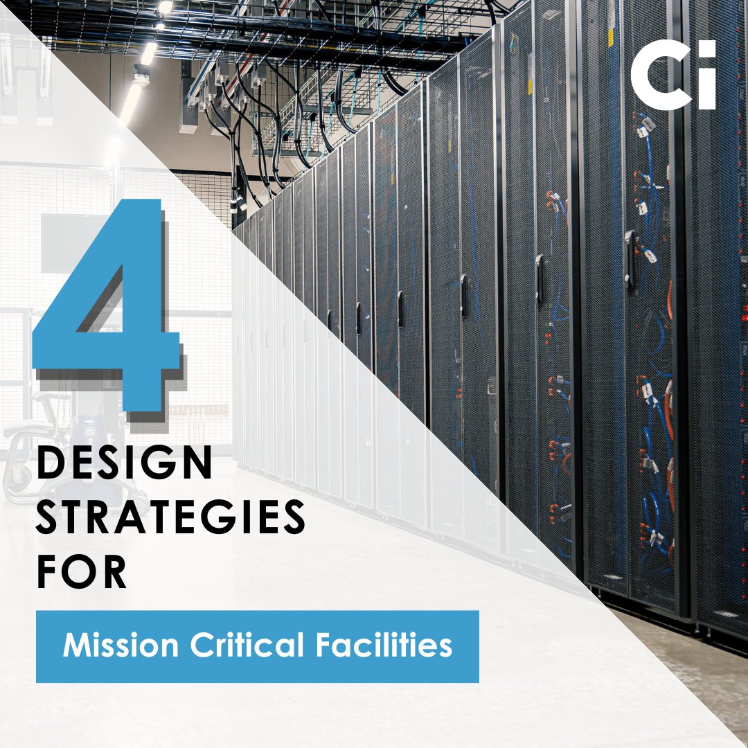 ci_designinc's tweet image. From overall scale and design to site selection, redundancy, and jurisdiction regulations, there are a number of factors to consider when designing a mission critical facility. Read our latest blog post for Ci's insights mission critical facility design.

bit.ly/3fIPa26