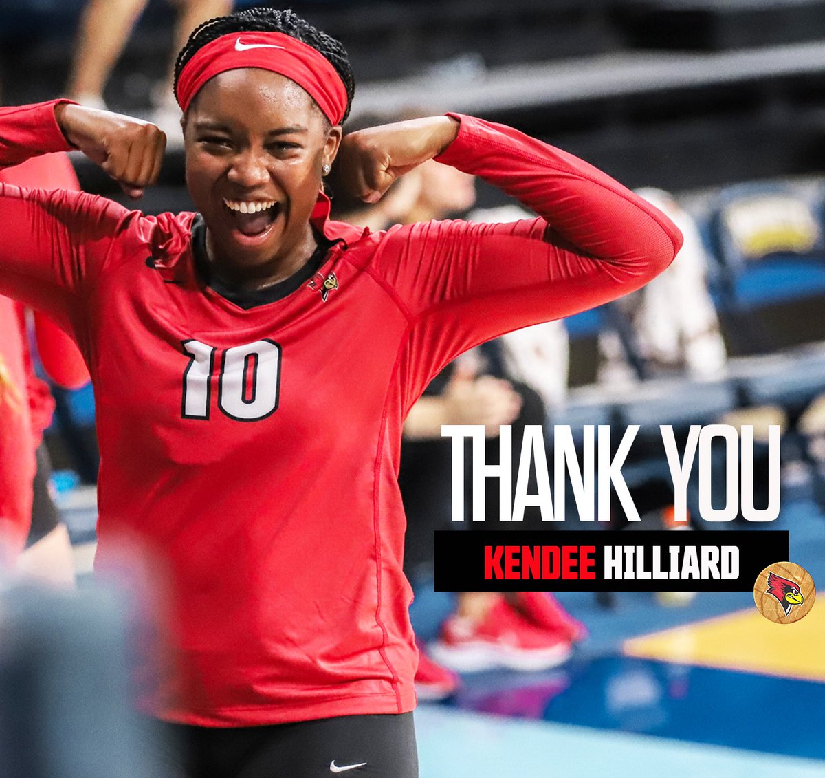Thank you, #10 𝐊𝐞𝐧𝐝𝐞𝐞 𝐇𝐢𝐥𝐥𝐢𝐚𝐫𝐝 💪

Kendee has career-high marks in kills, blocks, and digs, among other categories in her senior season!