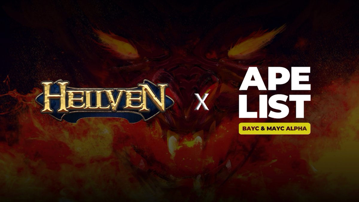 🎉 WL GIVEAWAY 🎉

We are giving away 3x whitelists for HELLVEN'S GATE!

To Enter: 

✅ Follow <a href="/TheApeList_/">Ape List</a> , <a href="/floridapearl_/">floridapearl</a> &amp; <a href="/HellvenGate/">HELLVEN'S GATE</a>
✅ Like &amp; Retweet 
✅ Tag 3 NFT Friends

Winners in 24 hours ⏰