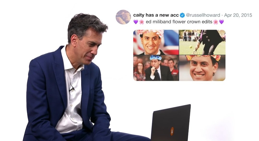 Ed Miliband reacts to Ed Miliband memes (2021)