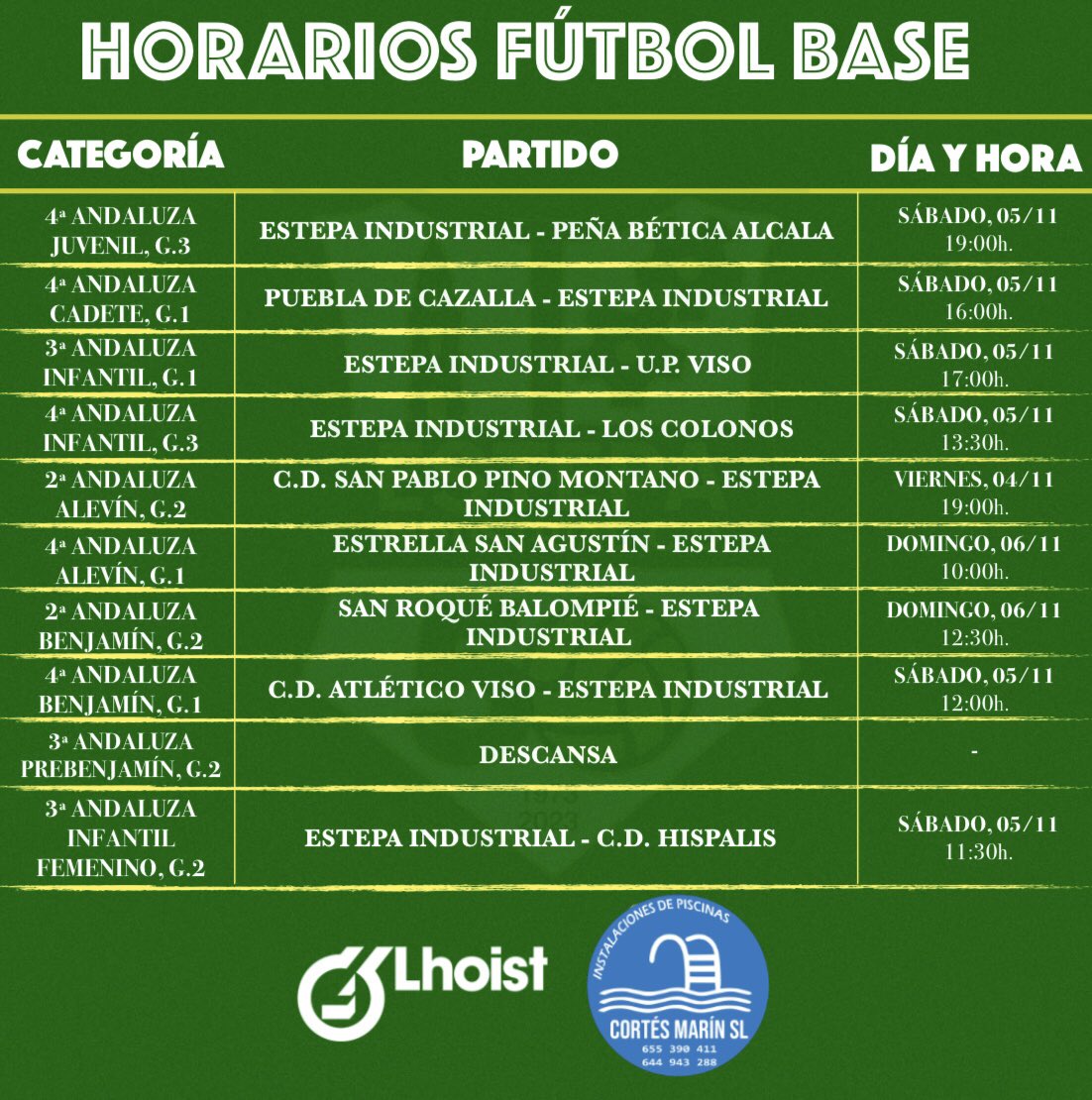 ⚽️💚 Nueva jornada para nuestros equipos de fútbol base 🟢⚪️

#vamoslosverdes💚💪⚽️