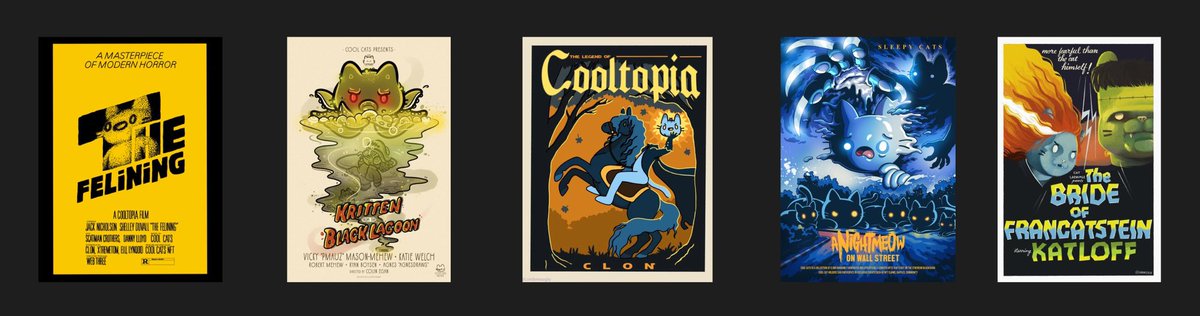 Cool Cats &amp; Cool Pets holders, please find a free airdrop of 1 of our 5 winning Halloween movie posters delivered to your wallet. 🪂

Thank you again to everyone who participated. Enjoy!