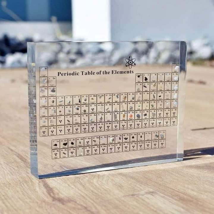InformaCosmos's tweet photo. Tabla periódica hecha con elementos reales. 🤯♥️ https://t.co/PpdCgzd1uh