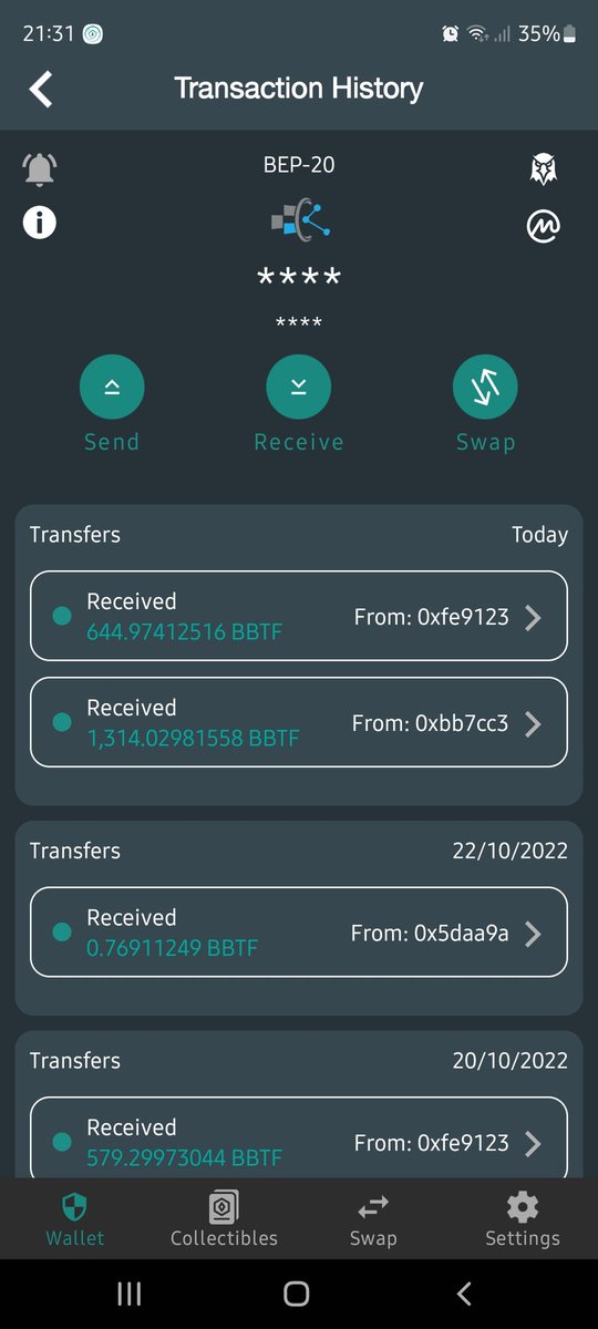 cosmic_kris's tweet photo. #BlockbustersToken received rewards twice today, different address, would I assume correctly one is from #BBTF testing, and can @TheXStudioNFT or @GlowTokenLLC confirm is the other address is from you. https://t.co/yAL26E8Yi8
