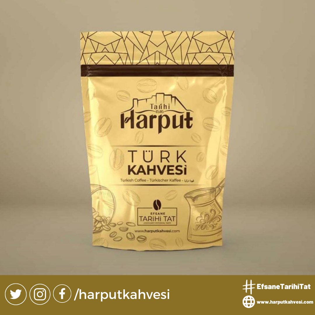 100 Gr Kilitli Ambalajı İle Tarihi 1516 Türk Kahvesi☕️ #yeniürün #efsanetarihitat #tarihi1516harput #türkkahvesi