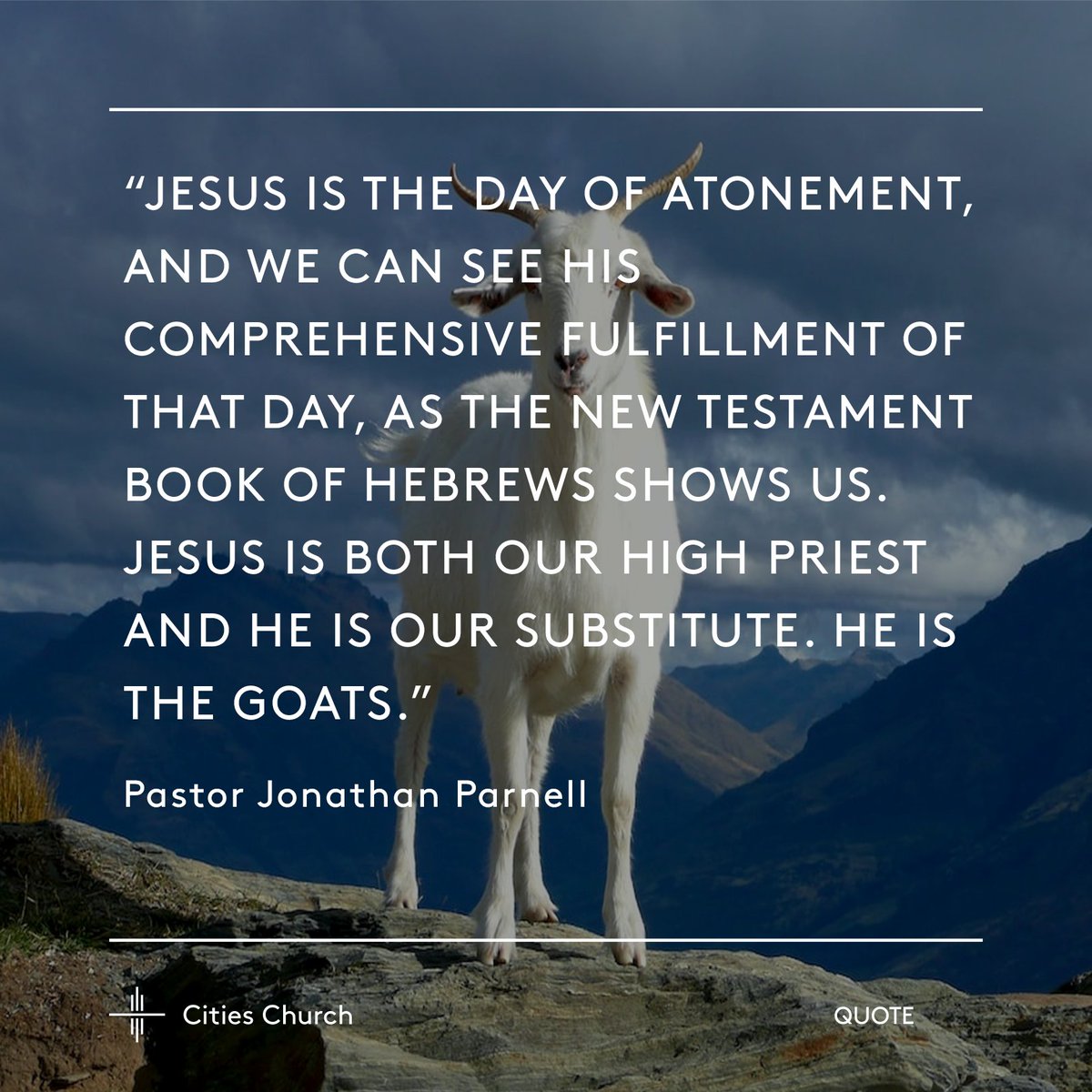 Verses 15-22 are at the center of chapter 16, and chapter 16 is at the center of Leviticus, and Leviticus is at the center of the Pentateuch. At the center of the center of the center of the center is... two goats. 

Jesus came to this fallen world and he bore our sins.