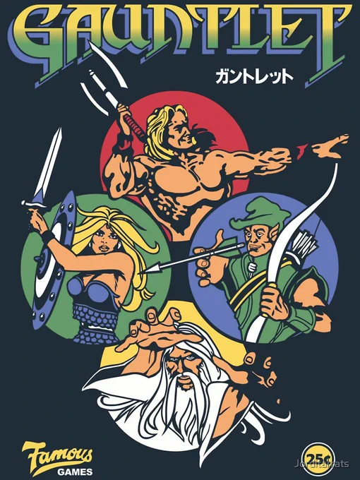 Who remembers the Gauntlet Arcade games? I do :) 