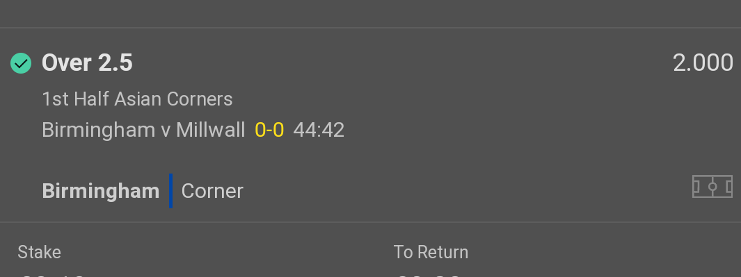 BlackAndAmber_'s tweet photo. Over 2.5 First Half Corner alerts are hitting a bit of form over in the @DailyStatCards #Inplay channel. 

#TeamDSC #Betting #bettingtwitter https://t.co/uP0fYKeCpk