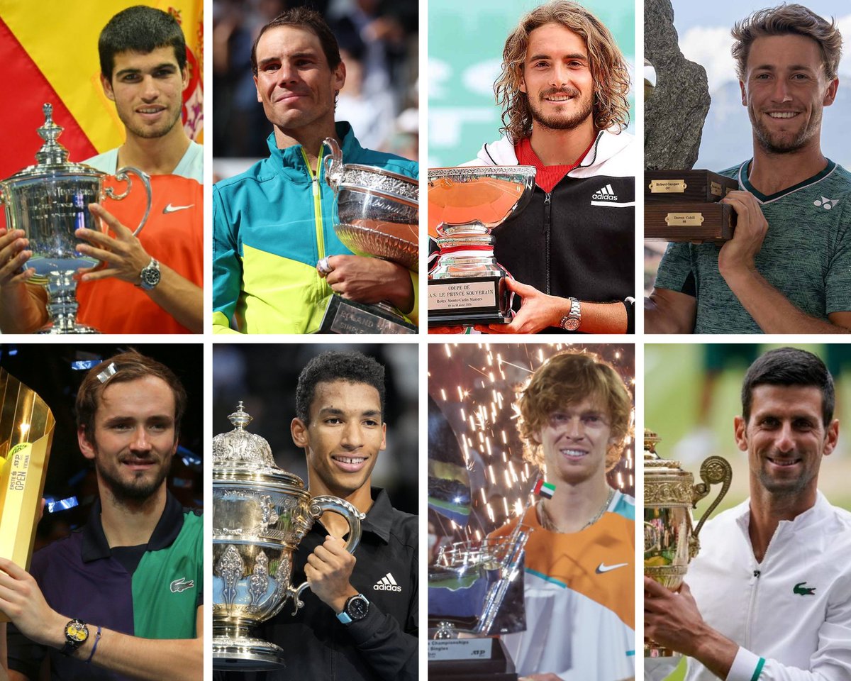 NovakCanada's tweet photo. #ATPNitto #Turin 

Agree or disagree? 

Half of them have no chance of winning. 

-Nadal
-Tsitsipas
-Ruud
-Rublev https://t.co/yR7USW1qBz