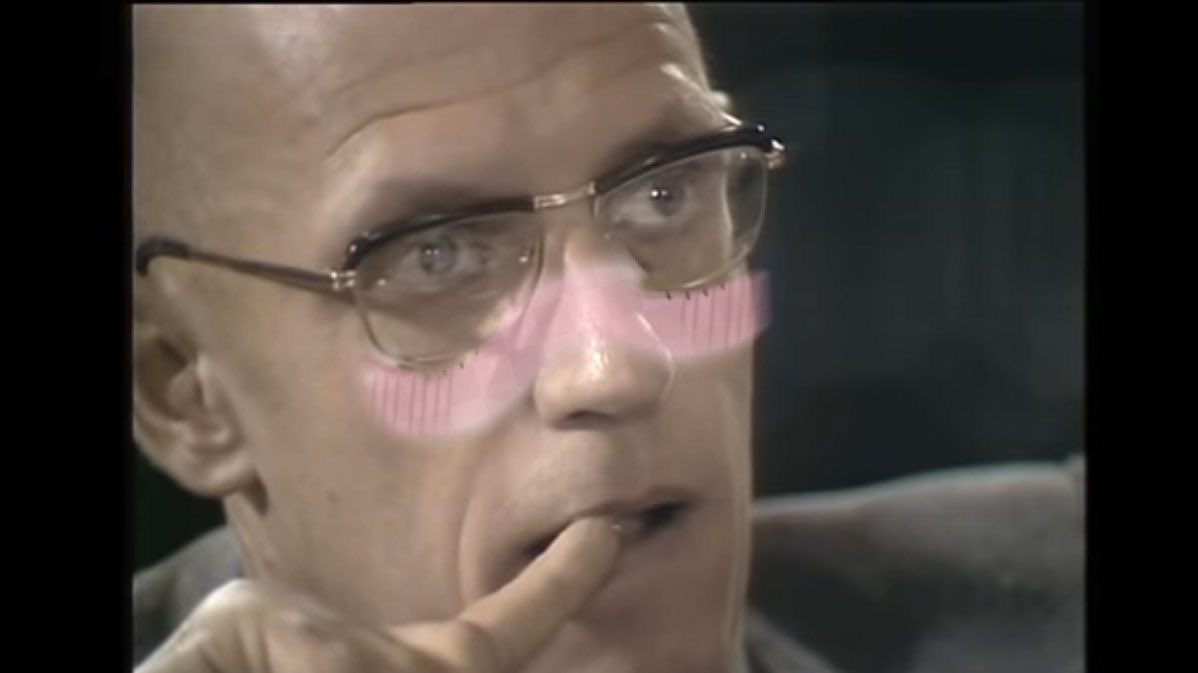 Iconic moment in this debate of two of the greatest thinkers of the 20th Century