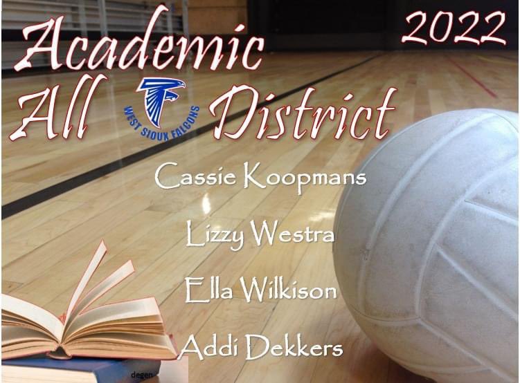 Congrats Cassie, Lizzy, Ella, &amp; Addi! #westsioux