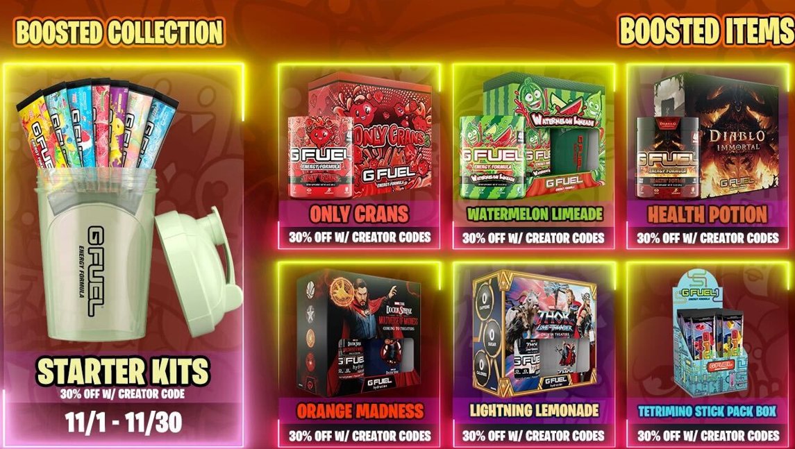 GFUEL Discount Codes (@GFUELDISCOUNT) / Twitter