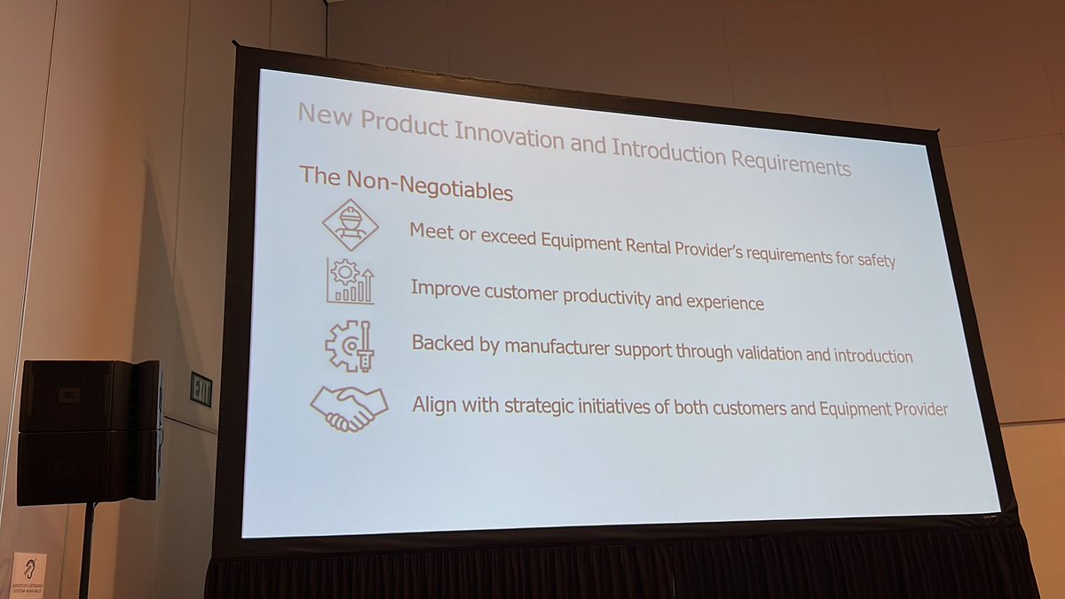 PMDonovanAIA's tweet photo. @SunbeltRentals @Meta @teamstok Non-negotiables for equipment on site  #Greenbuild https://t.co/lVoLKRl16X