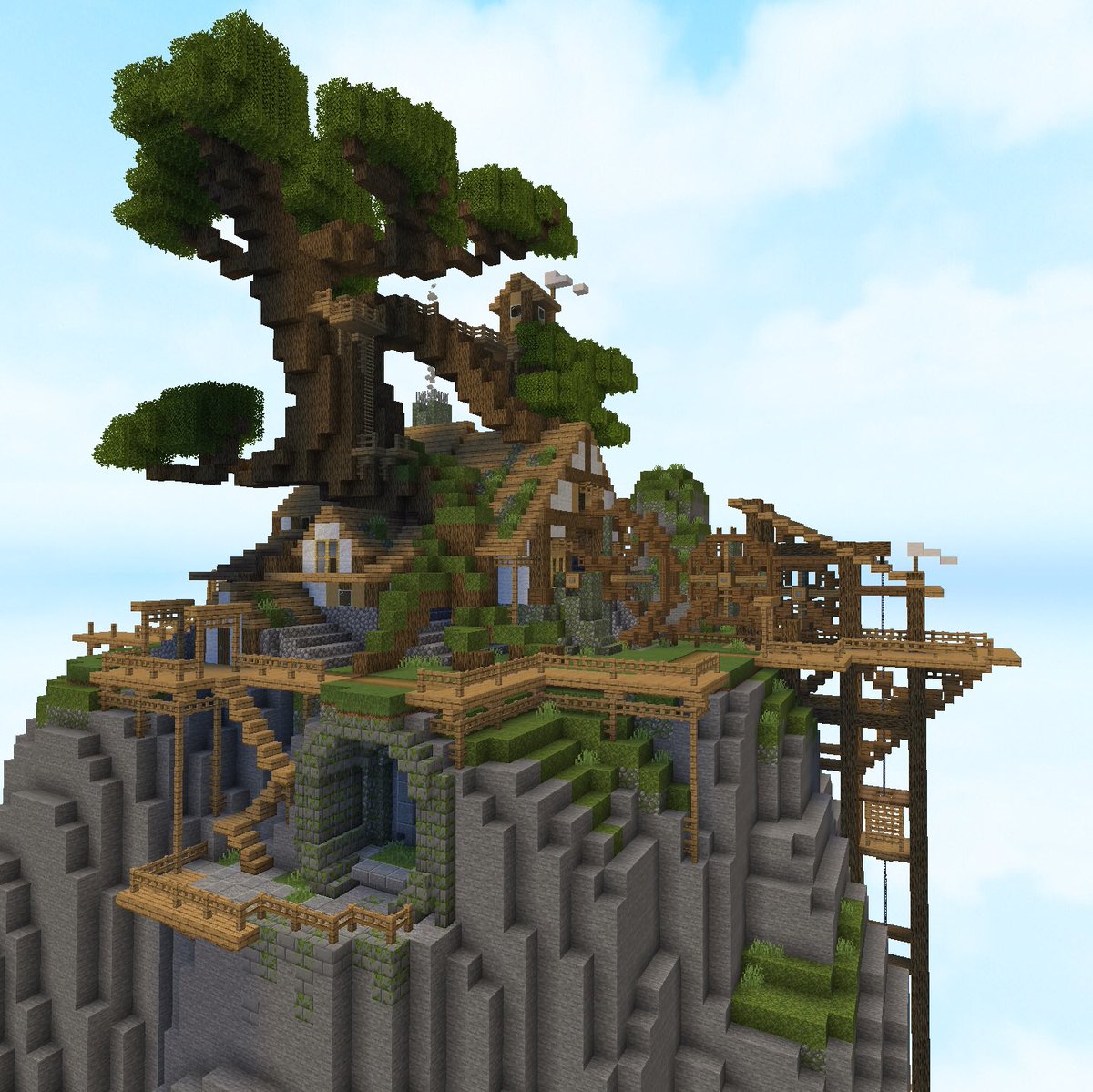 OneManBuilding's tweet image. Fun little build I did with @Morriis_ 
#minecraft建築コミュ #Minecraft