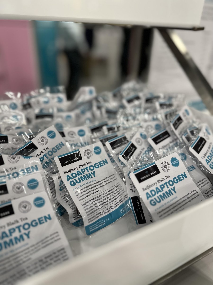 TheGummiWorld's tweet photo. Taste some of the samples we made for #VirginiaDare at @SupplySide Booth 3465! #ThisIsSupplySide #SSWexpo #SupplySideWest @ForeverWell_N https://t.co/ecrFQYPEDK
