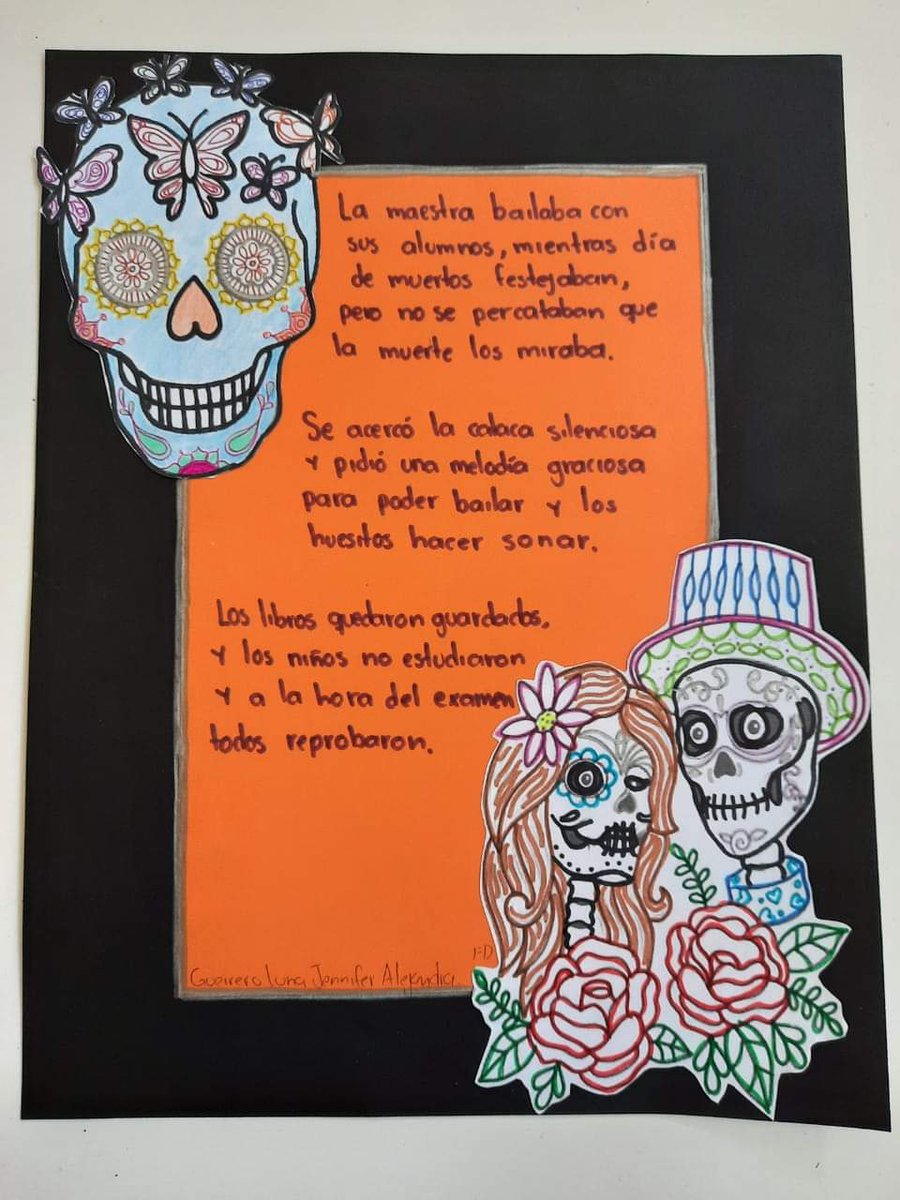 UPJROficial's tweet photo. #Enterate de las calaveritas de nuestros alumnos #UPJR , exposición en el pasillo del LT1. 🐺
#FuerzaLobos https://t.co/cVQ9YmOyKj