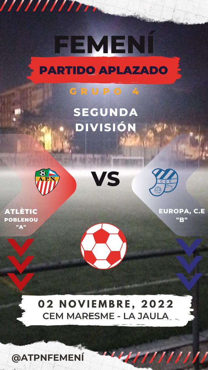 ATPoblenouFEM's tweet photo. Resultado de la Jornada 03:

- 0 - 3

A pesar de la derrota seguimos aprendiendo, nuestras guerreras han luchado hasta el final, nos toca seguir trabajando para llegar a saborear la victoria.

¡ Vamos Leonas, no hay que agachar la cabeza !

#SomPoblenouFemení♥️🤍 https://t.co/IT0tFfpY5Y