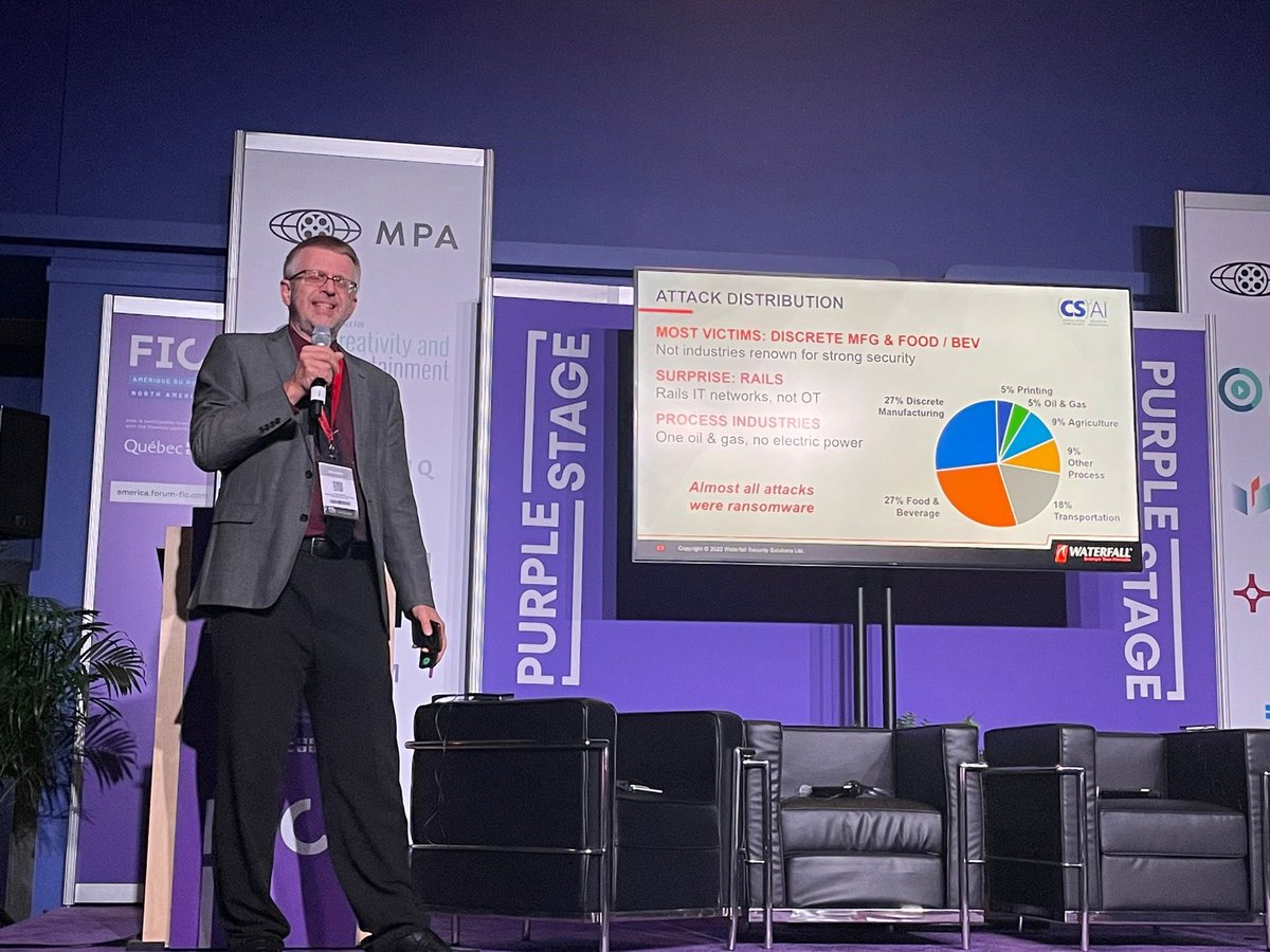 Derek_Harp's tweet image. “If your life depended on it, would you use a spring loaded valve or an incident response you ‘hope’ is good enough? Where is the valve in the NIST Framework?” @cs2ai Fellow @aginter from @WaterfallSecure addresses the crowd at #FICNA2022 #cyberinformedengineering