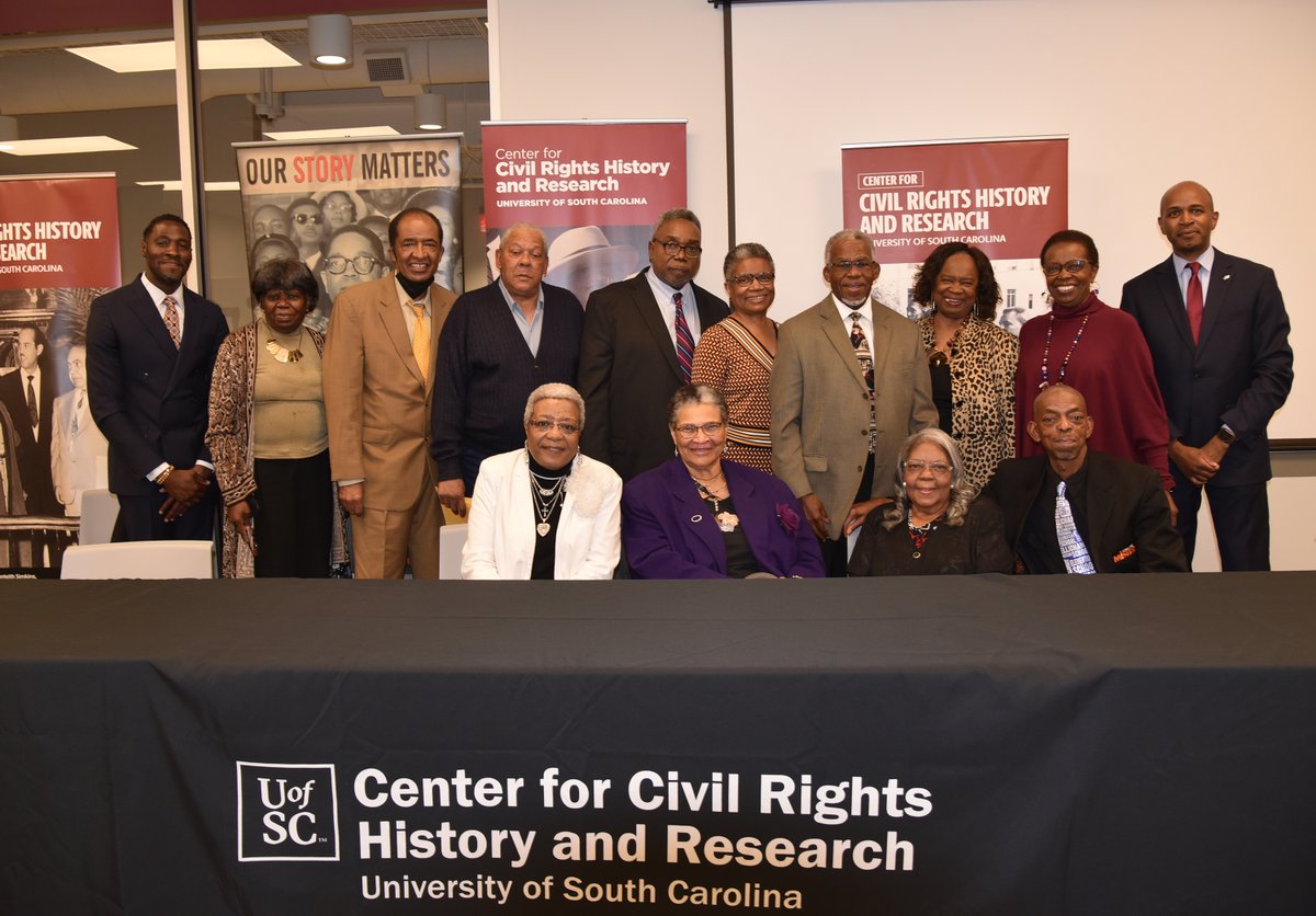 UofSCCRC's tweet photo. Yesterday evening the @UofSCCRC, the Cecil Williams’ Civil Rights Museum, and @orangeburglib hosted a special discussion about Orangeburg, South Carolina’s Civil Rights Movement. We had the honor of hosting students who desegregated Orangeburg’s school system in 1964. 1/4 https://t.co/0mpKxZXHCa