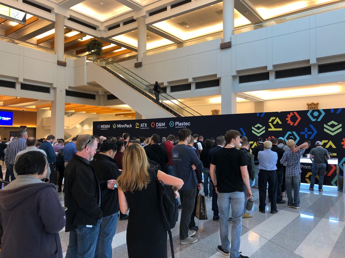 IME_Events's tweet photo. It's a wrap on day 1 at Advanced Manufacturing Minneapolis! Here's a few snapshots of what went on today, including Mark Wehde's Keynote presentation which was standing-room only! Stay tuned for more, this event is just getting started! https://t.co/VvIWor6x4M