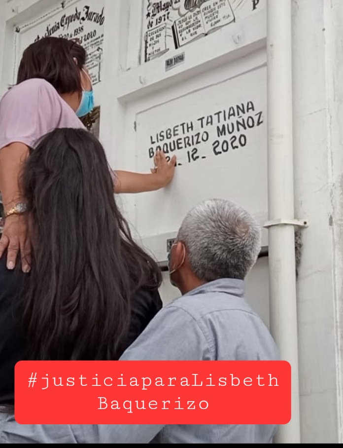 LisbethBaqueri1's tweet photo. Ayer x 5ta vez solicitaron medidas cautelarías pra el padre y el hermano del asesino de Lisbeth q son cómplices del crimen,ante un juez corrupto José Macias Flores q NO llevaba el caso LES LEVANTÓ LA PRISIÓN PREVENTIVA y hoy están libres gozando d su libertad @CIDH @CJudicaturaEc https://t.co/iKKyqGBElq