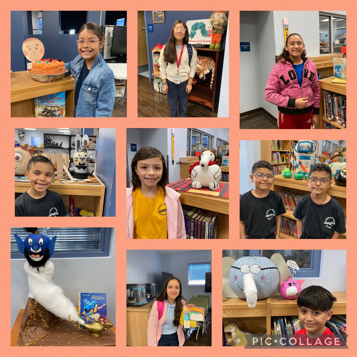 arc_library's tweet image. The votes are in… Congratulations to our pumpkin decorating contest winners!!🎃🎉 @ARCESYISD @YISDLibServices