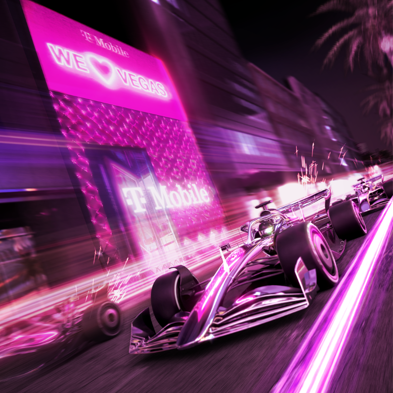 JonFreier's tweet photo. .@TMobile + @F1 = a whole new experience for fans at next year's Las Vegas Grand Prix! And the fun kicks off this Saturday with a 5G powered drone show &amp; a chance to win free tickets to the race at our Vegas Signature Store from 1-3 pm. This is going to be AWESOME!