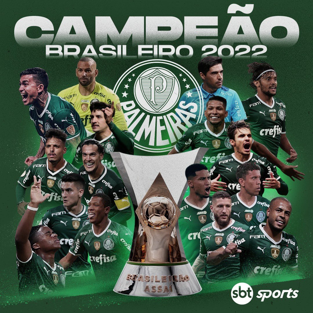 O PALMEIRAS É O CAMPEÃO BRASILEIRO 2022! 