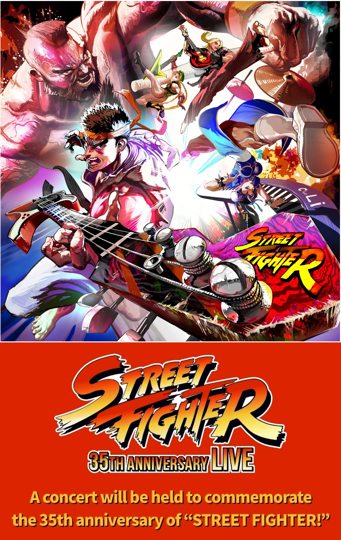 天 Fighters Generation on X: 🎸 Street Fighter 35th Anniversary