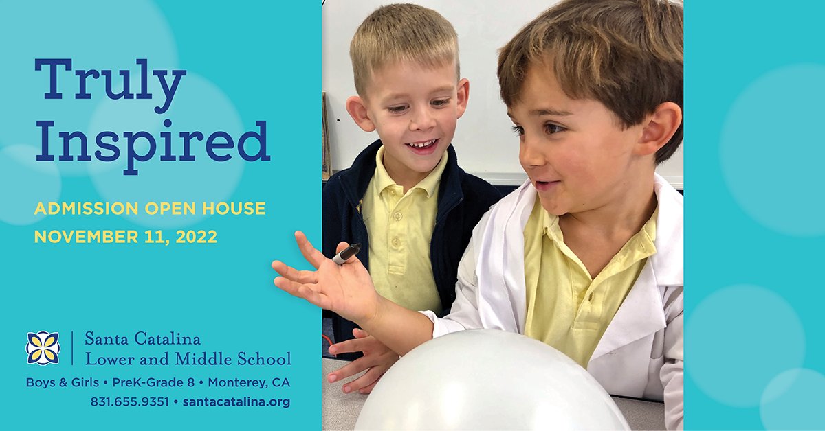 It’s true. Everything we do at Catalina sets the stage for exponential growth. See for yourself at our Open House on November 11! 

Register: santacatalina.org/lmsopenhouse
#santacatalinatrue