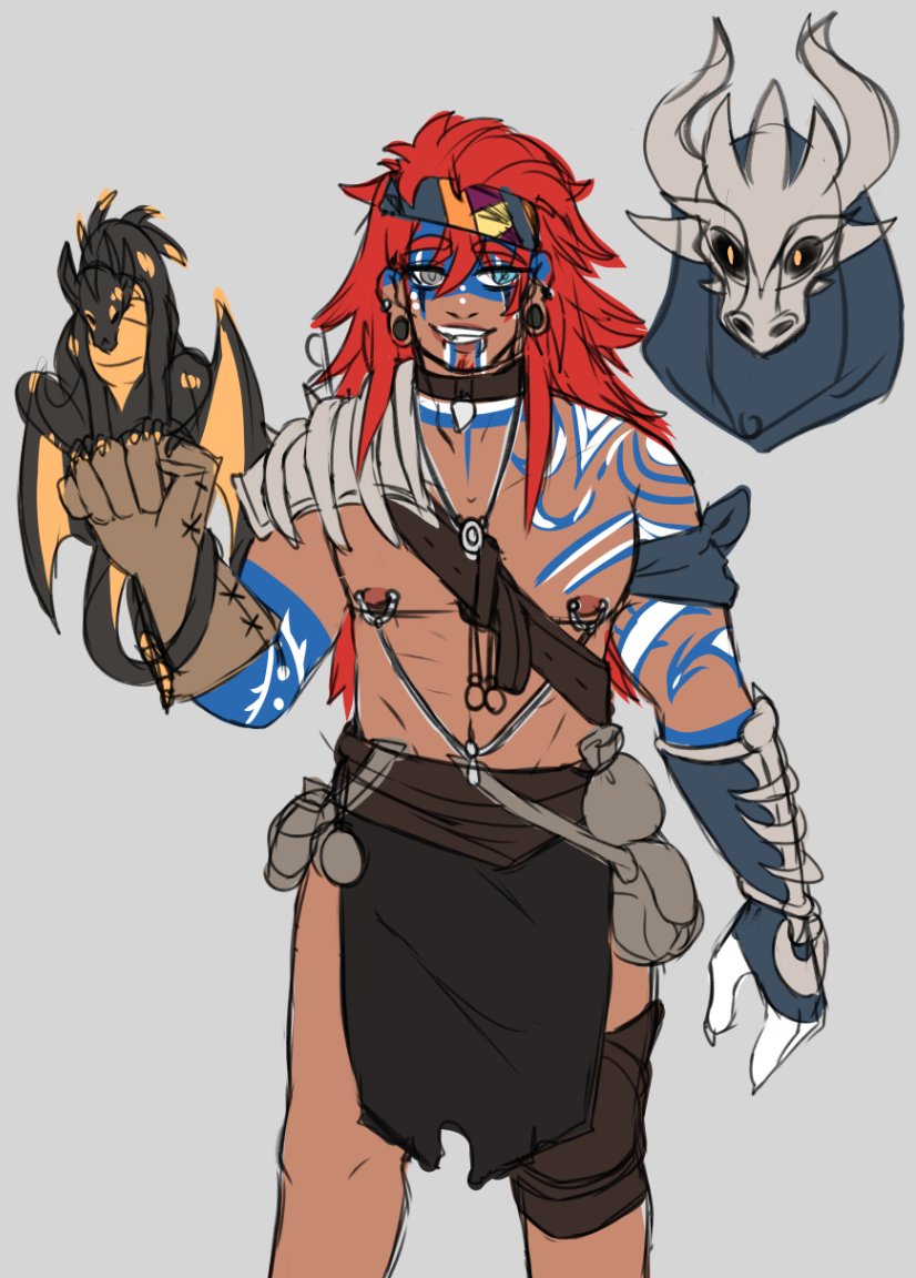 Symdiir on Twitter " Rapscallion_Art A friend of mine sketched my
