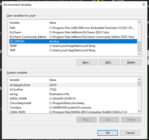 zackfreedman's tweet photo. PSA: If @anycubic3dprint Photon Workshop crashes immediately on launch, try changing environment variable QT_OPENGL from angle to desktop https://t.co/zKJsoflQB4