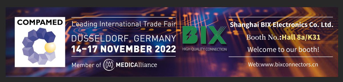 Meet us at #MEDICA, Düsseldorf 2022,#connectors,#cable assembly